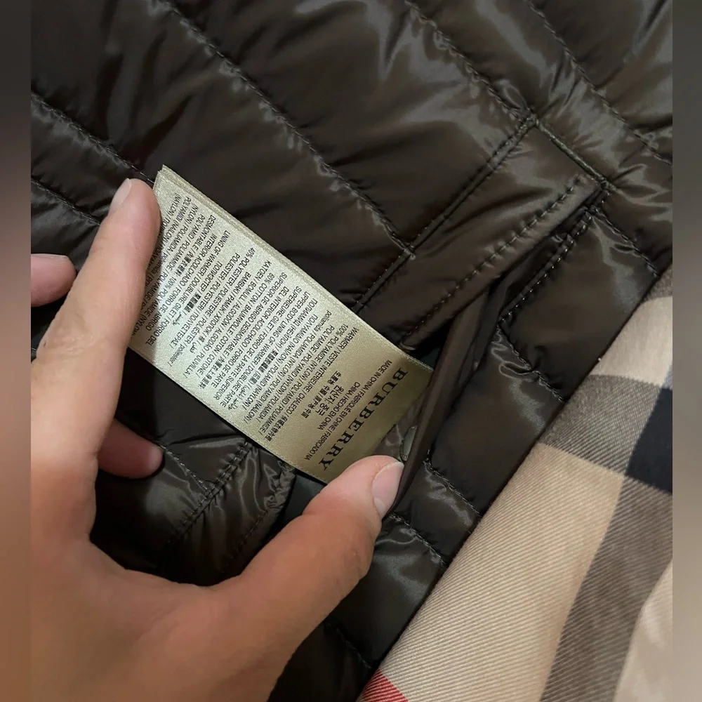 SOLD OFF POSHMARK 
Burberry Tunbridge Waterproof Coat with removable Down Vest - Picture 9 of 13